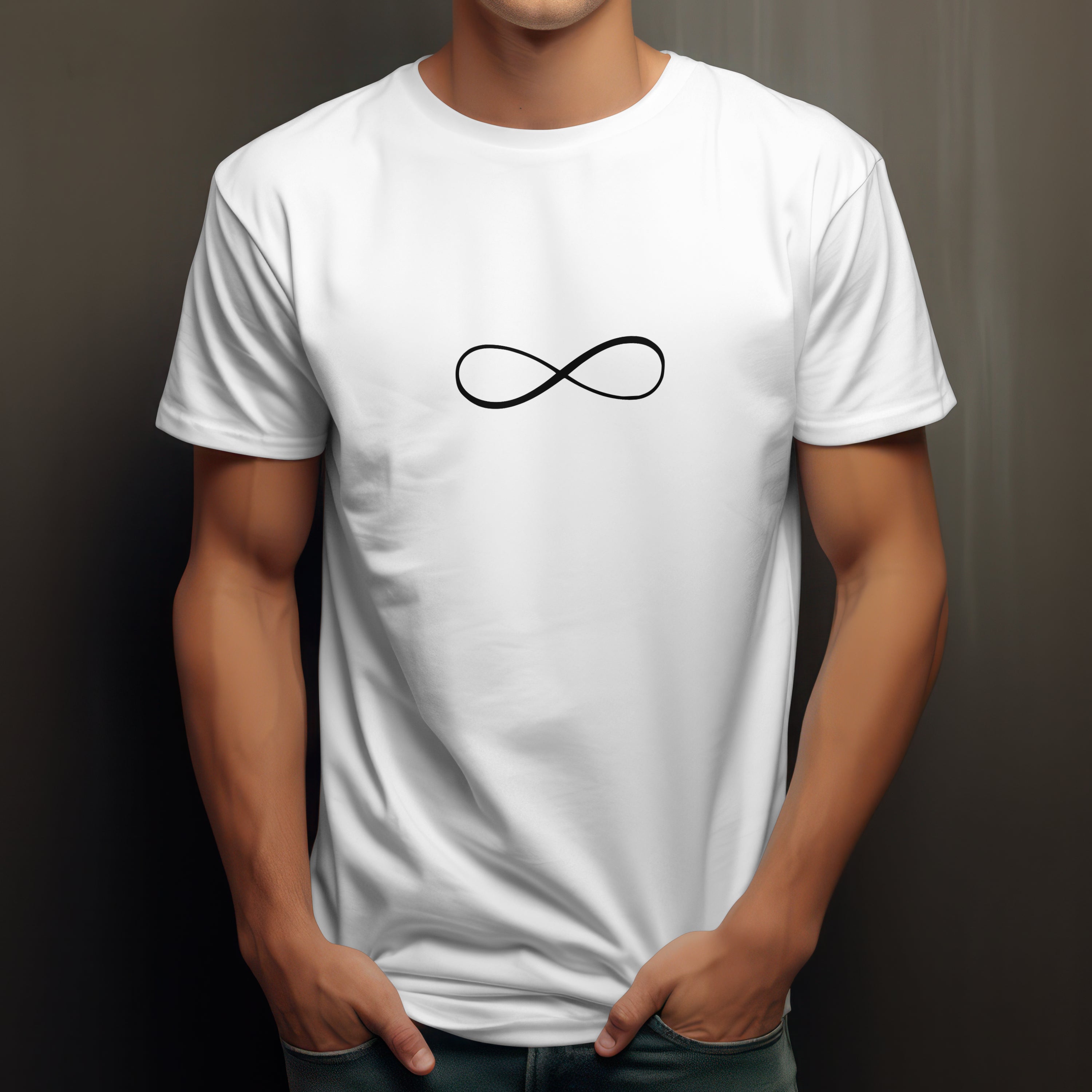 Infinity - Manifestation Light Weight Regular Fit T-Shirt For Men