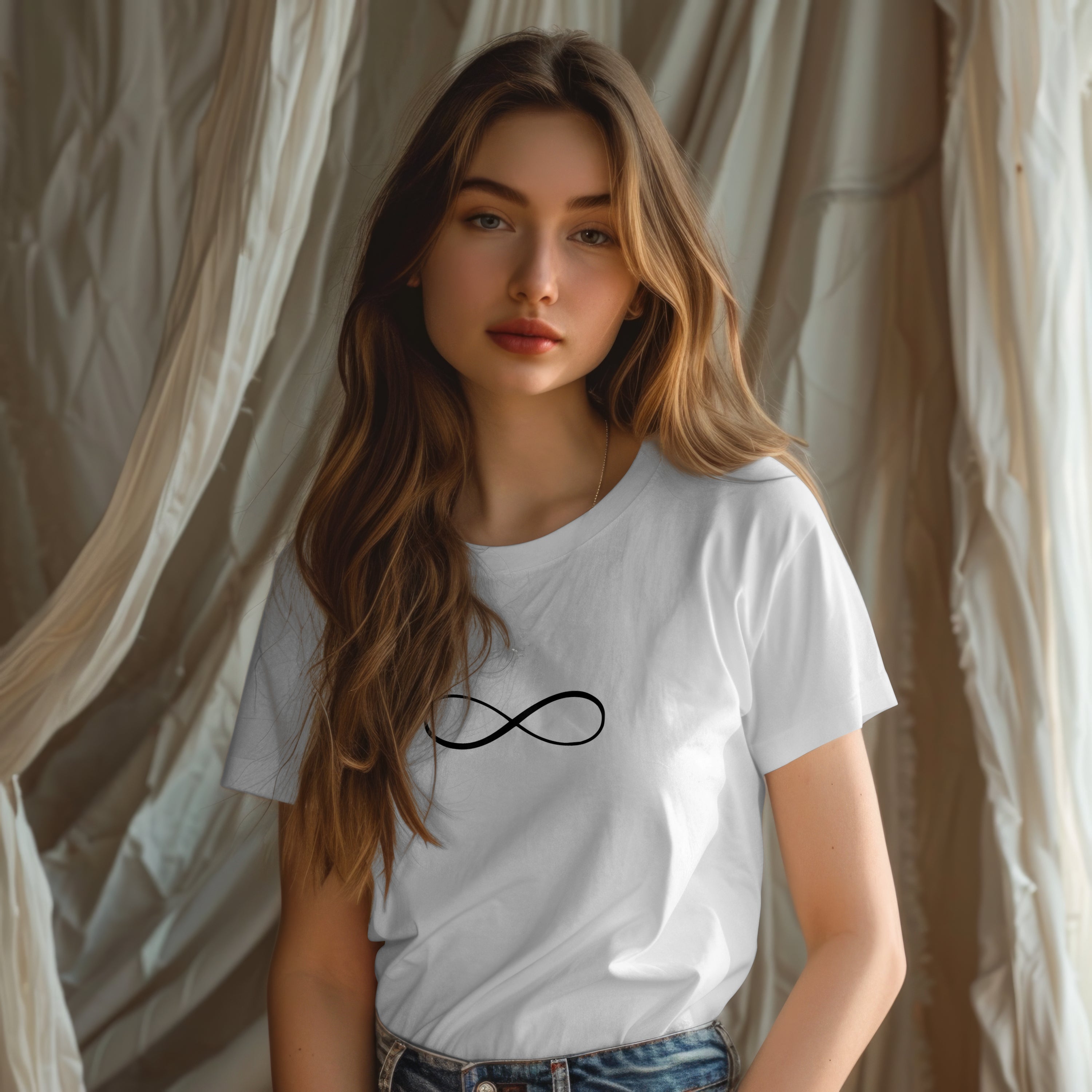 Infinity - Manifestation Light Weight Regular Fit T-Shirt For Women