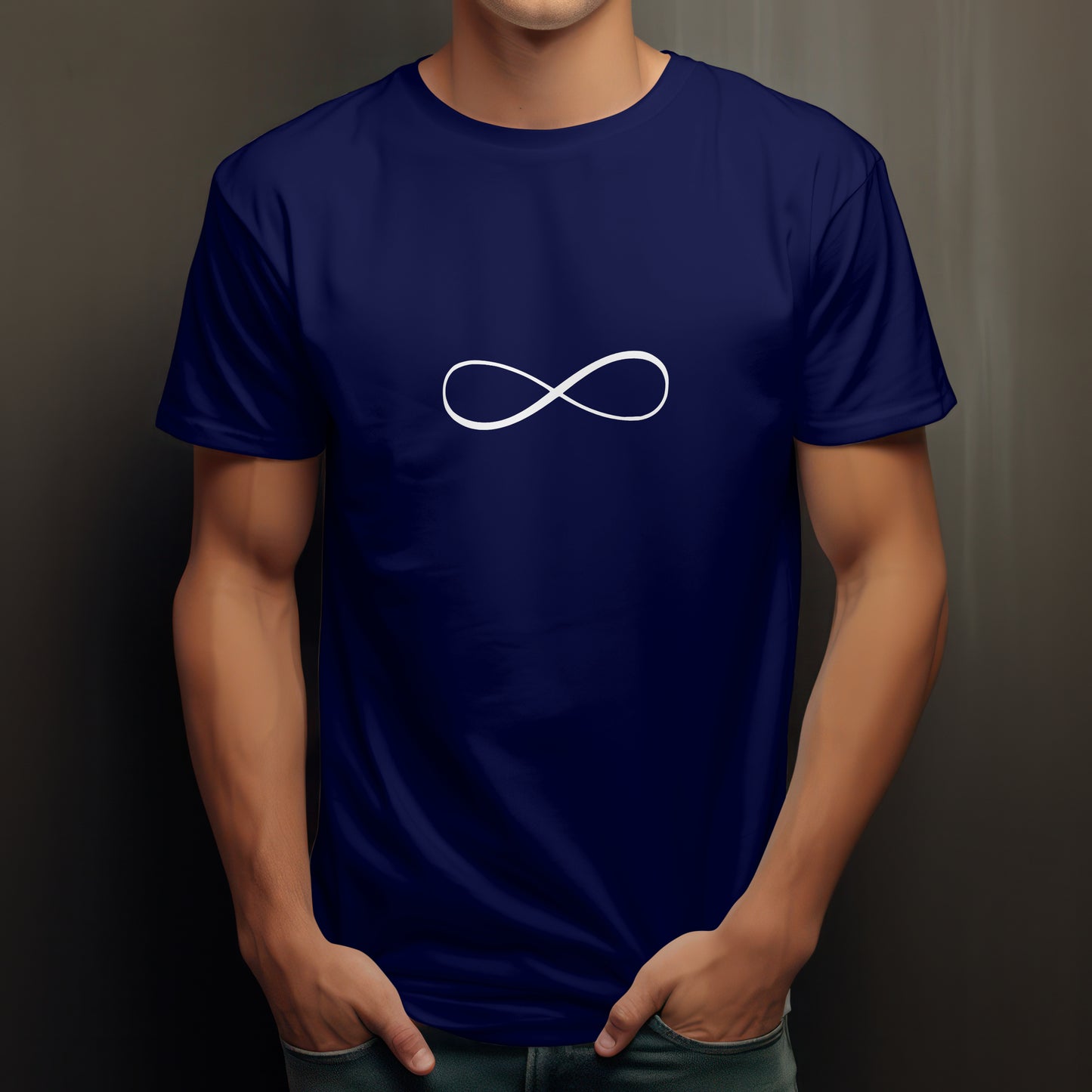 Infinity - Manifestation Light Weight Regular Fit T-Shirt For Men