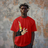 Jonny Bravo - Oversized Graphic Printed T-Shirt for Men