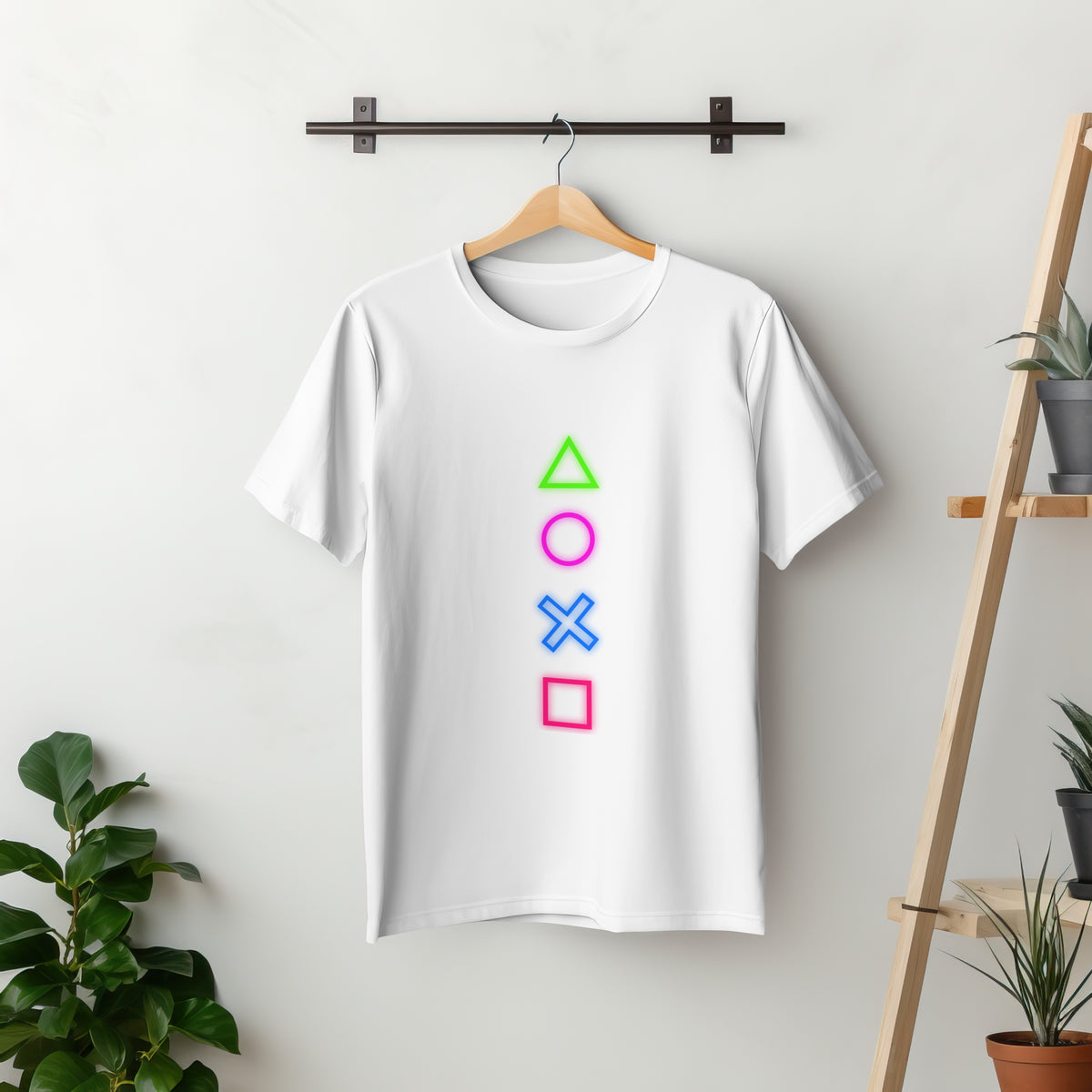 Shapes : Graphic Printed Oversized T-shirt for Men