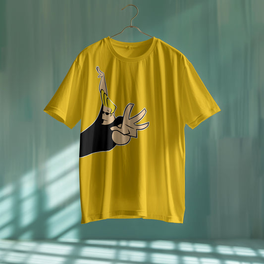 Jonny Bravo - Oversized Graphic Printed T-Shirt for Men