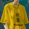 Karma : Graphic Printed Oversized T-shirt for Women