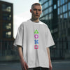 Shapes : Graphic Printed Oversized T-shirt for Men