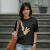 Jonny Bravo - Oversized Graphic Printed T-Shirt for Women