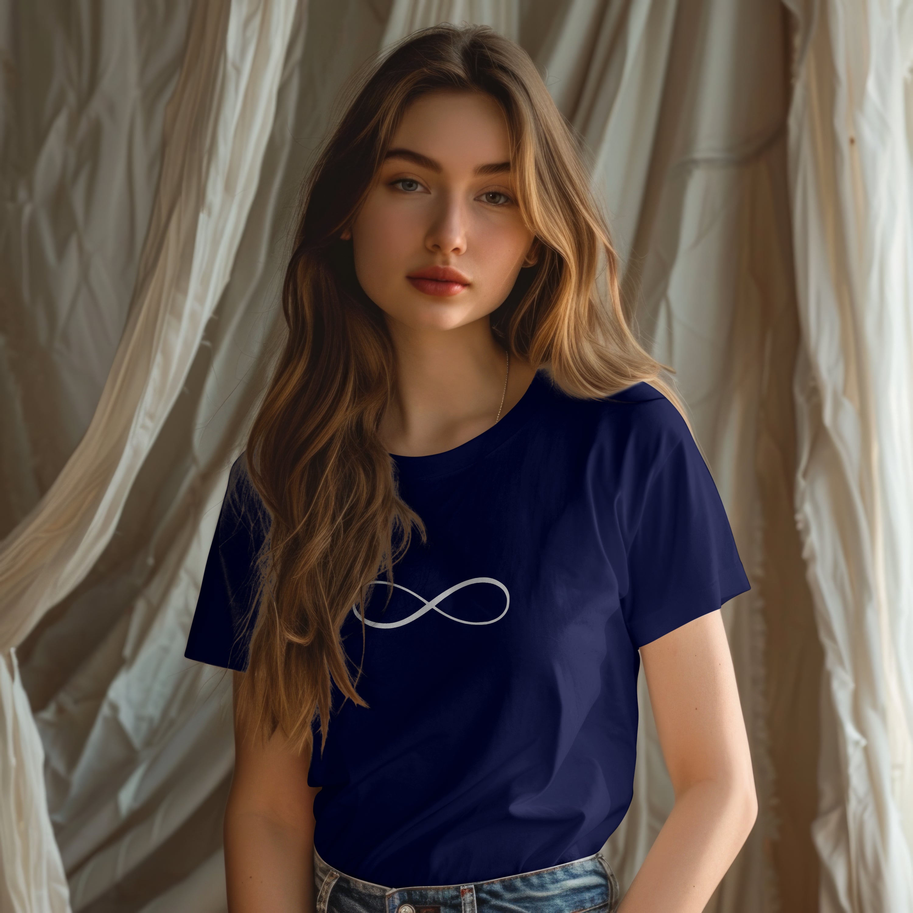 Infinity - Manifestation Light Weight Regular Fit T-Shirt For Women