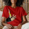 Jonny Bravo - Oversized Graphic Printed T-Shirt for Women