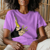 Jonny Bravo - Oversized Graphic Printed T-Shirt for Women