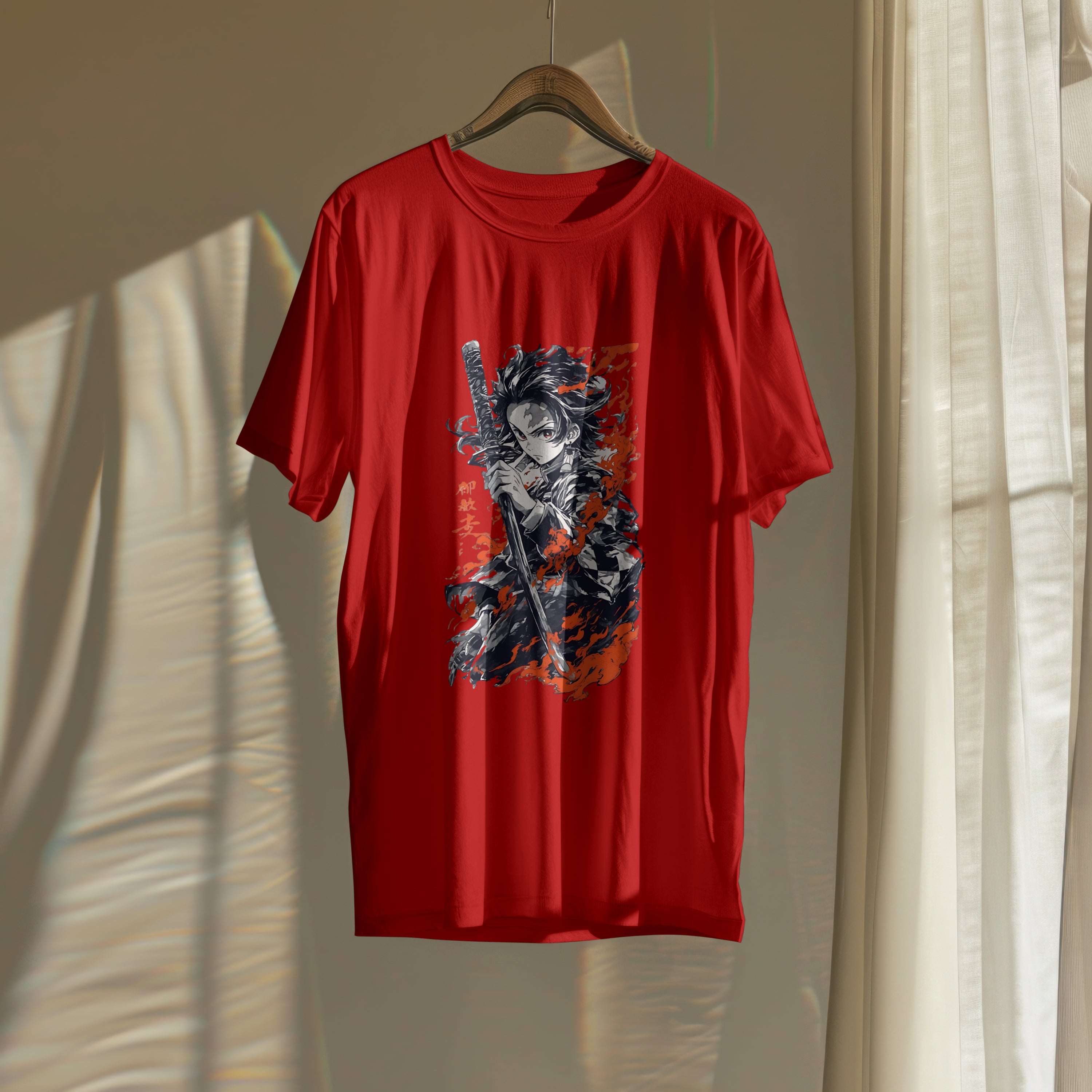 Tanjiro : Unisex Graphic Printed Oversized Limited Edition T-shirt