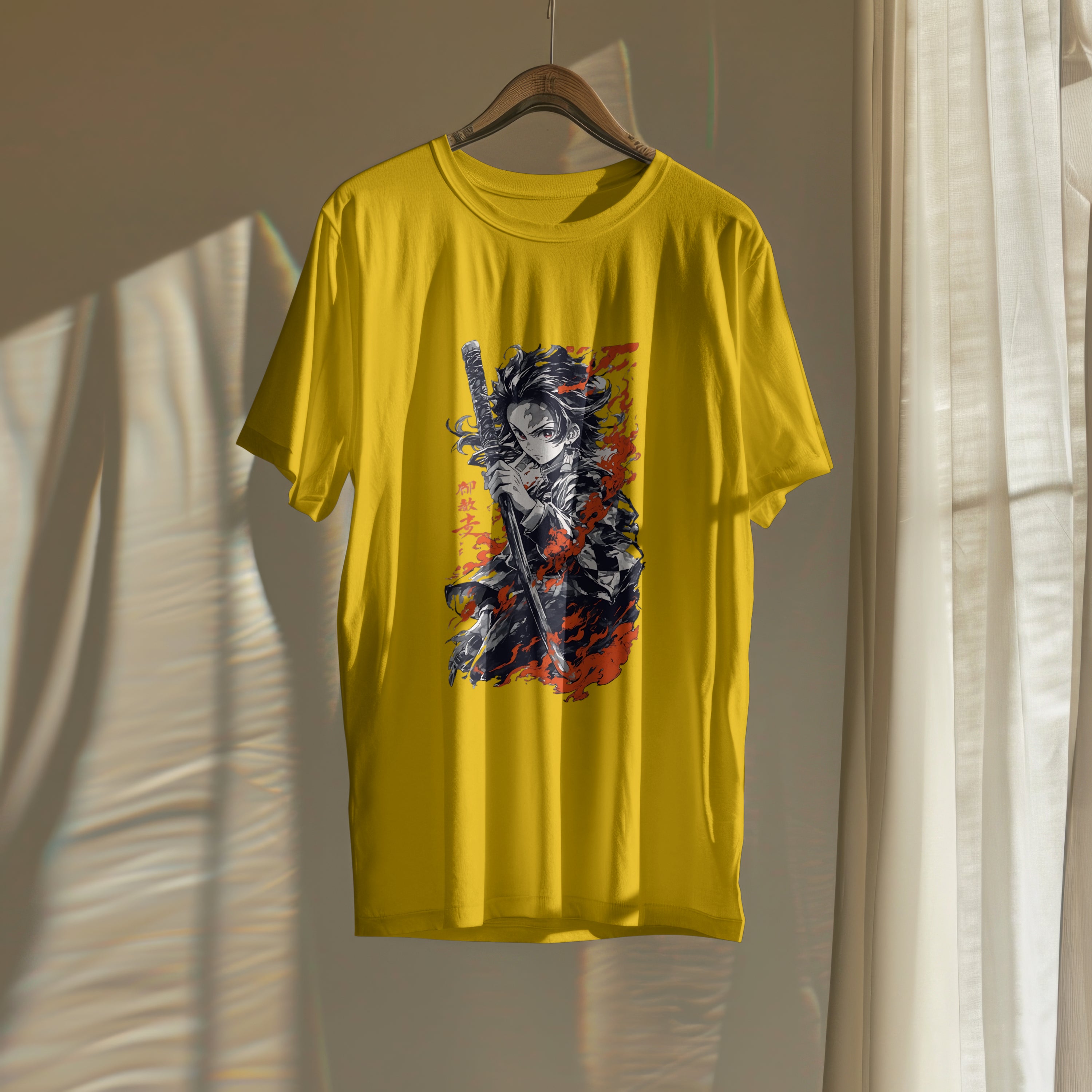 Tanjiro : Unisex Graphic Printed Oversized Limited Edition T-shirt