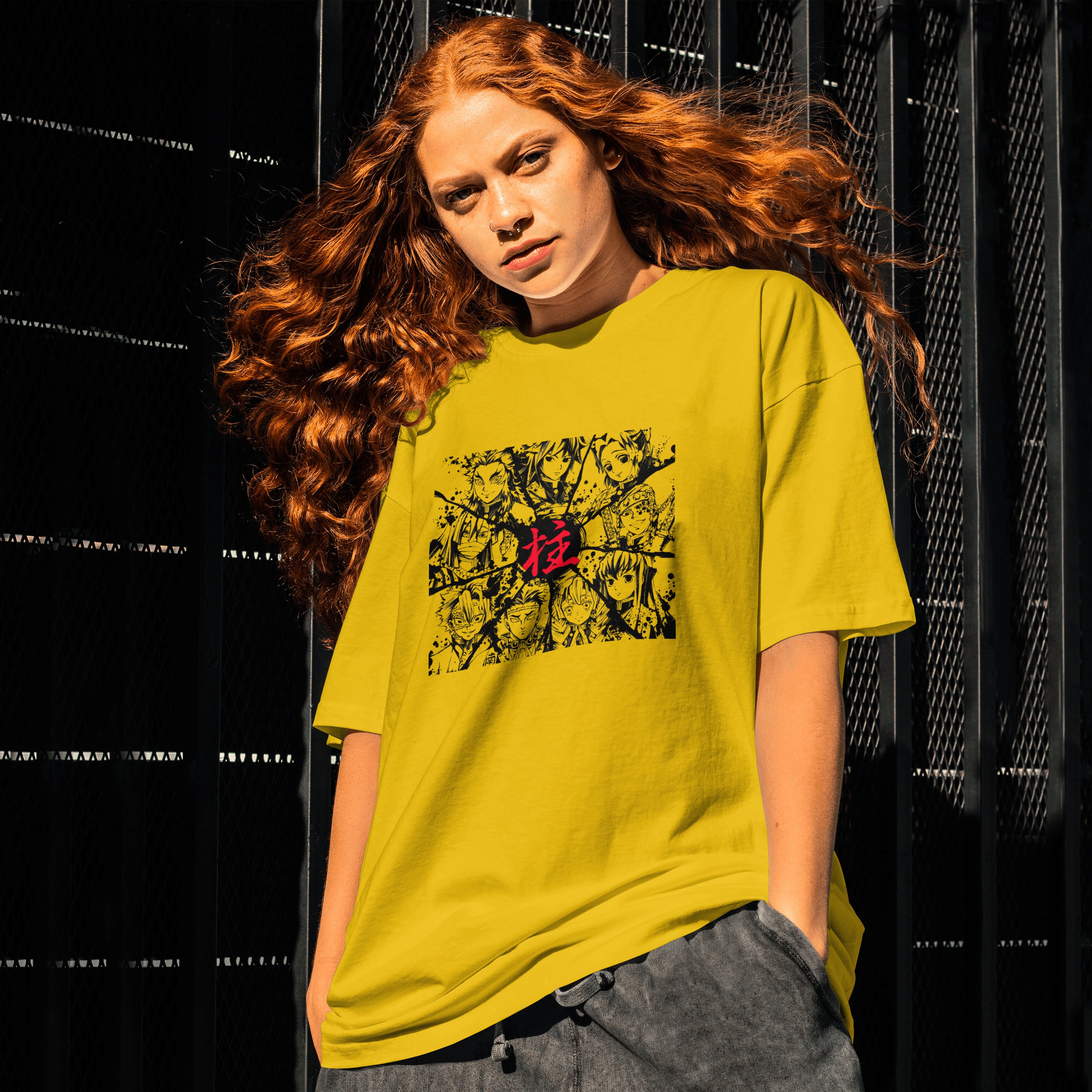 Demon Slayer : Unleash your inner warrior with Unisex Limited Edition Oversized T-Shirt