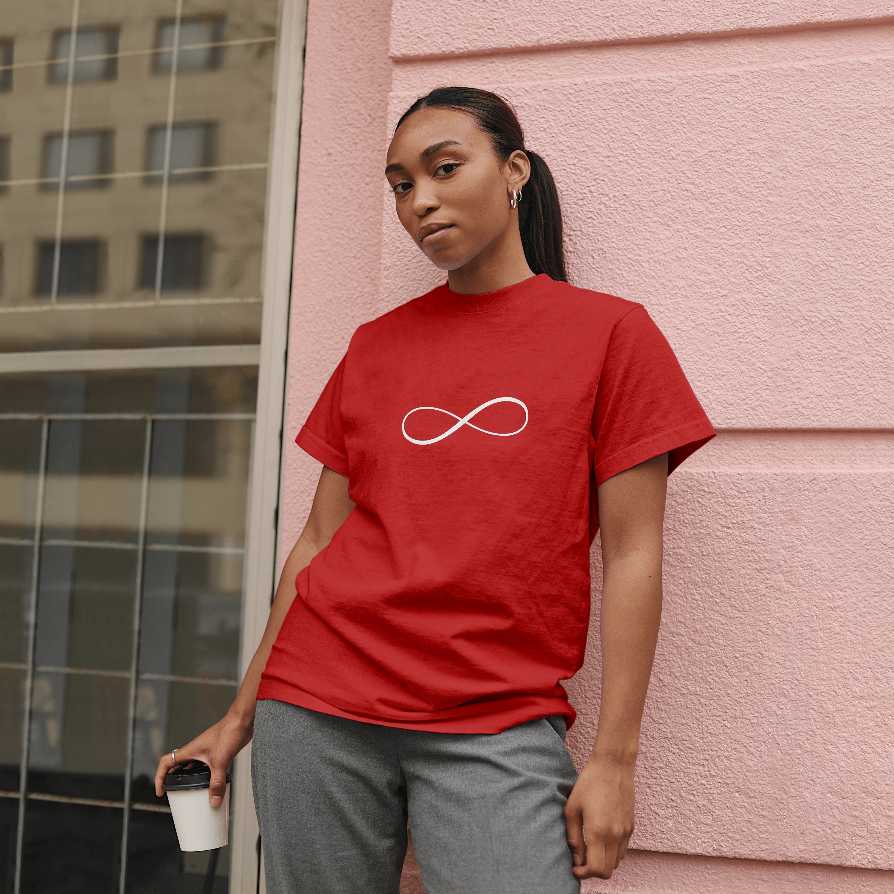 Infinity - Manifestation Light Weight Regular Fit T-Shirt For Women
