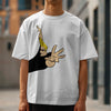 Jonny Bravo - Oversized Graphic Printed T-Shirt for Men