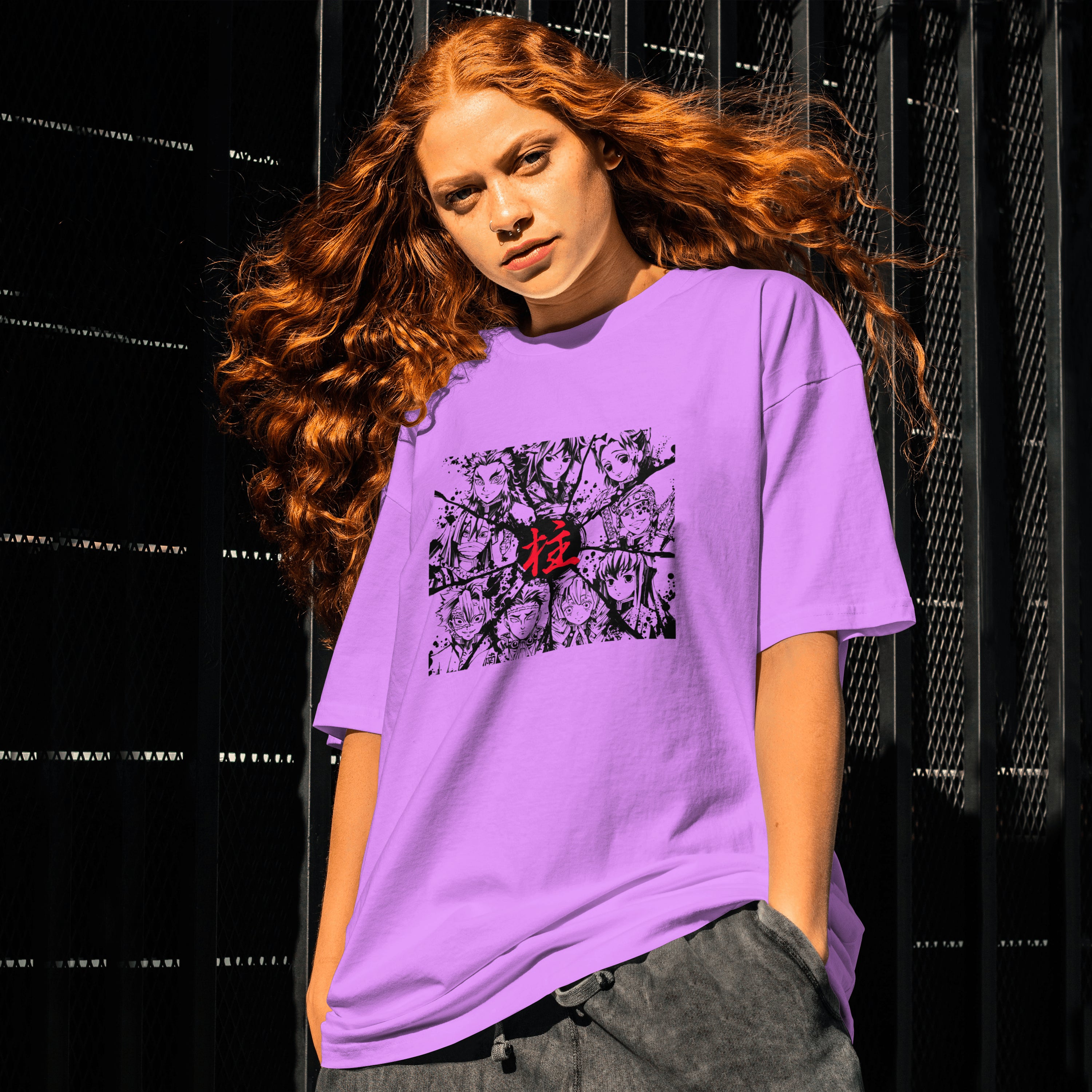 Demon Slayer : Unleash your inner warrior with Unisex Limited Edition Oversized T-Shirt