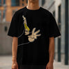 Jonny Bravo - Oversized Graphic Printed T-Shirt for Men
