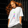 Shapes : Graphic Printed Oversized T-shirt for Women