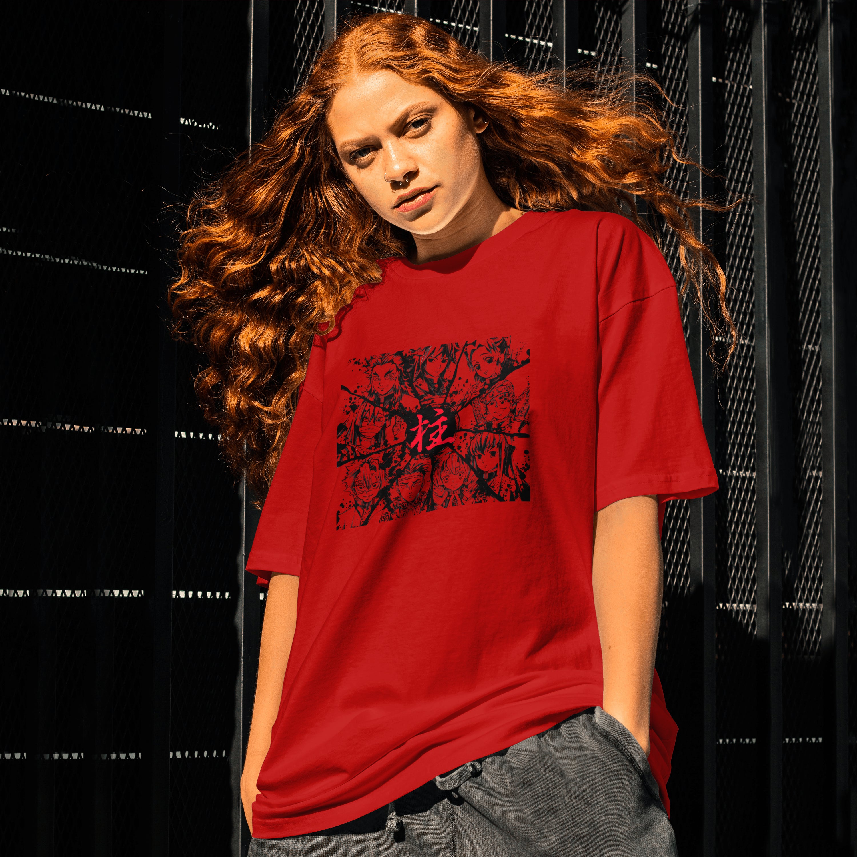 Demon Slayer : Unleash your inner warrior with Unisex Limited Edition Oversized T-Shirt