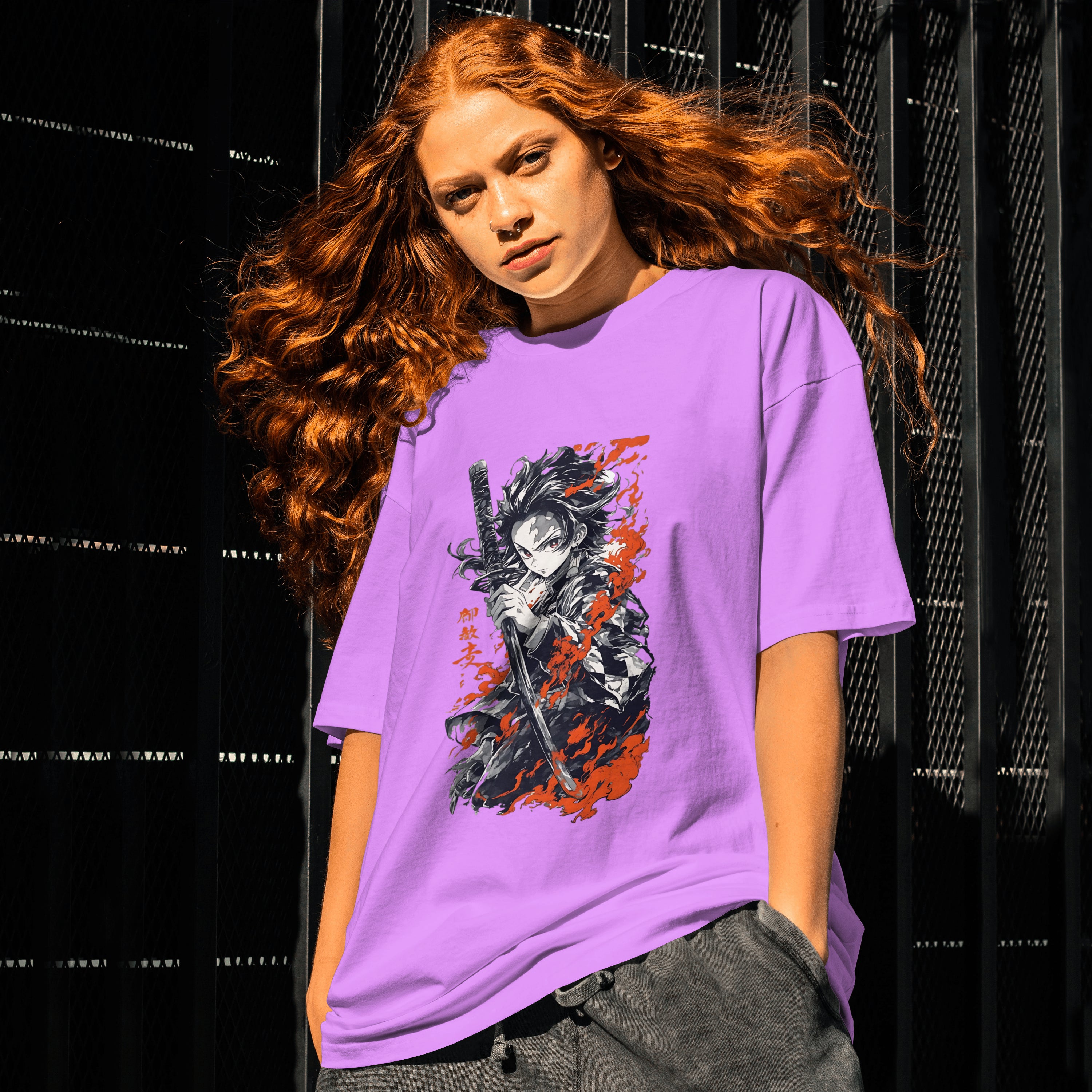 Tanjiro : Unisex Graphic Printed Oversized Limited Edition T-shirt