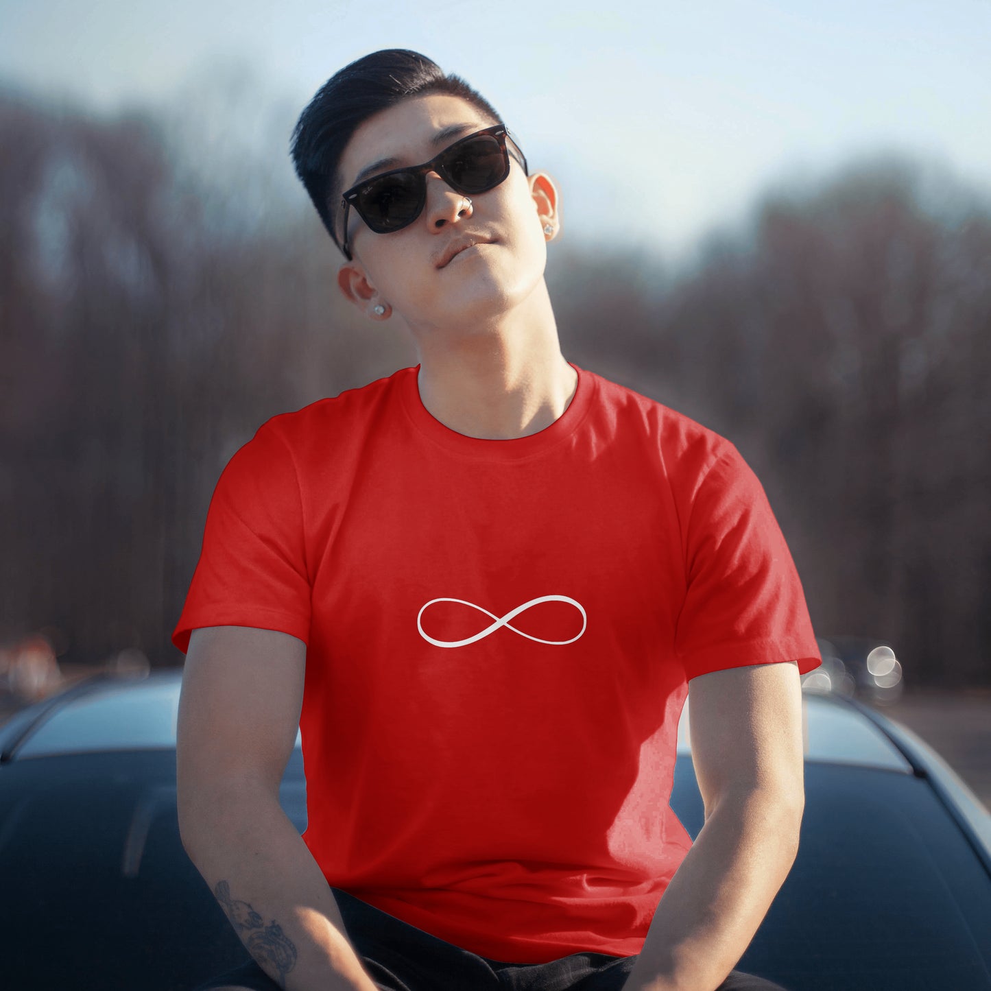 Infinity - Manifestation Light Weight Regular Fit T-Shirt For Men