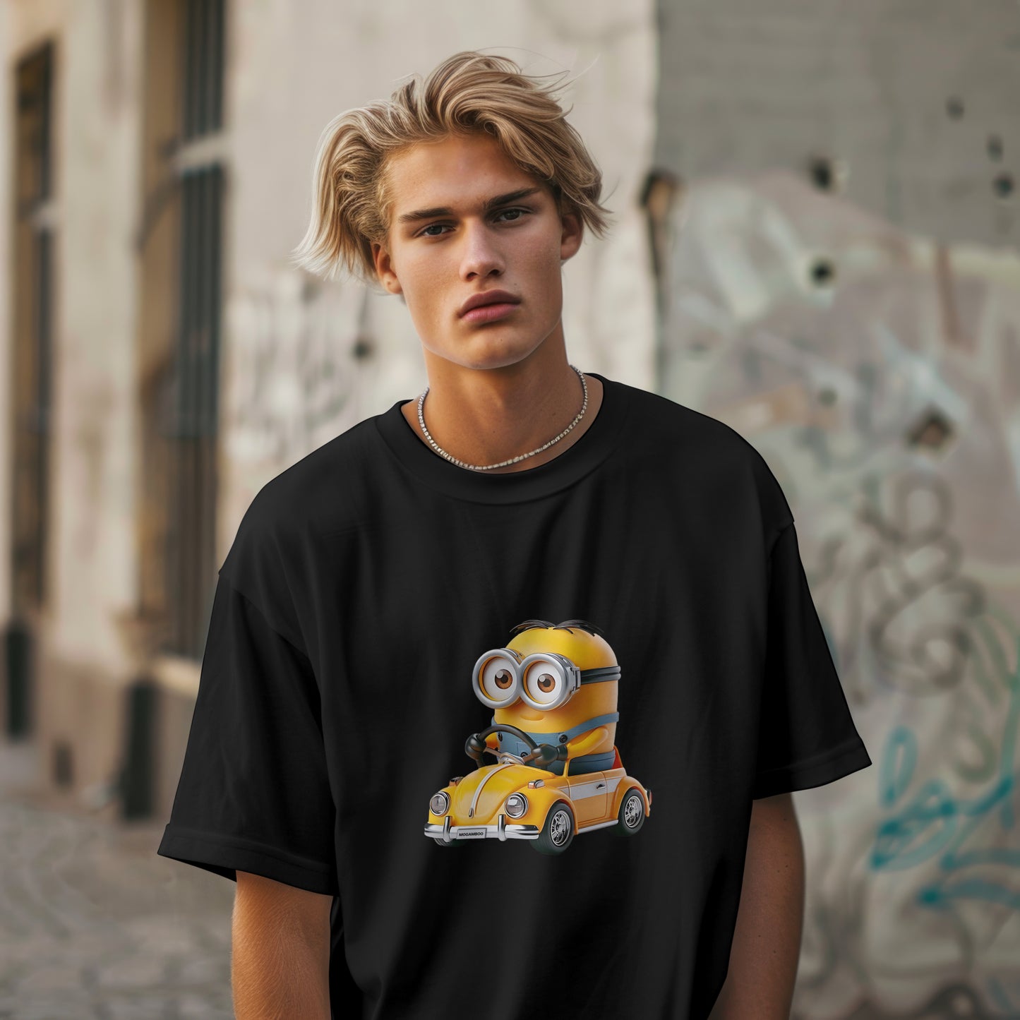 Minion - Oversized Graphic Printed T-Shirt for Men