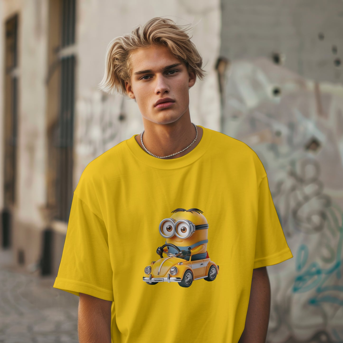 Minion - Oversized Graphic Printed T-Shirt for Men