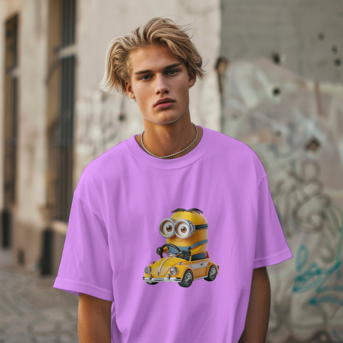 Minion - Oversized Graphic Printed T-Shirt for Men