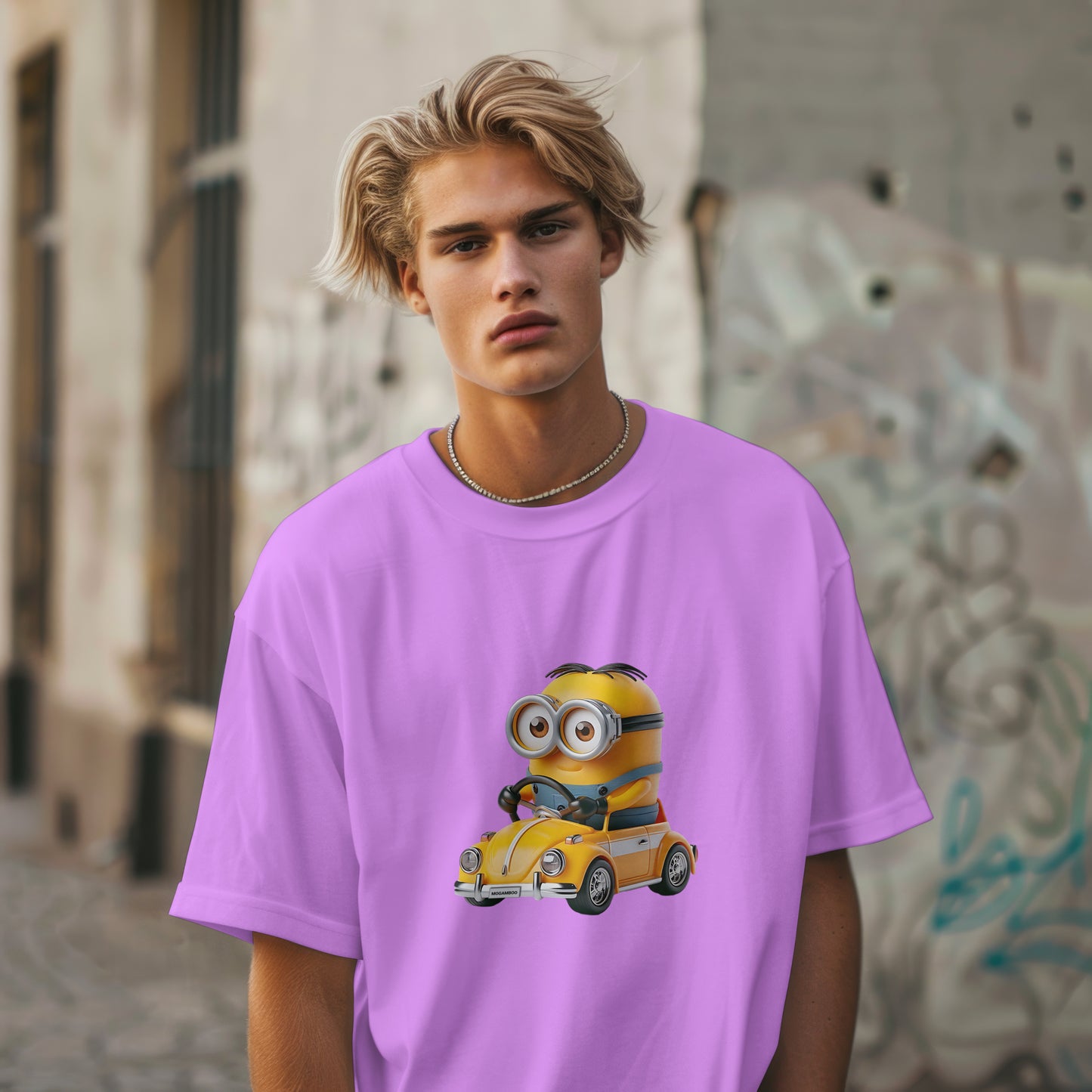 Minion - Oversized Graphic Printed T-Shirt for Men