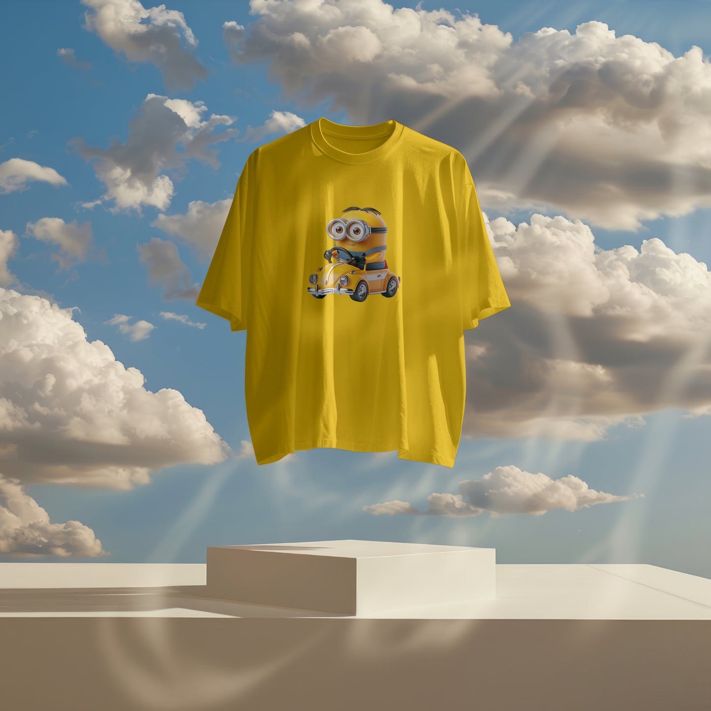 Minion - Oversized Graphic Printed T-Shirt for Men