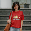Lazy Monday : Graphic Printed Oversized T- Shirt for Women