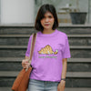 Lazy Monday : Graphic Printed Oversized T- Shirt for Women