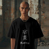 Karma : Graphic Printed Oversized T-shirt for Men