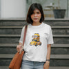 Minion - Oversized Graphic Printed T-Shirt for Women