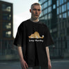 Lazy Monday : Graphic Printed Oversized T- Shirt for Men
