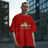Lazy Monday : Graphic Printed Oversized T- Shirt for Men