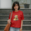 Minion - Oversized Graphic Printed T-Shirt for Women