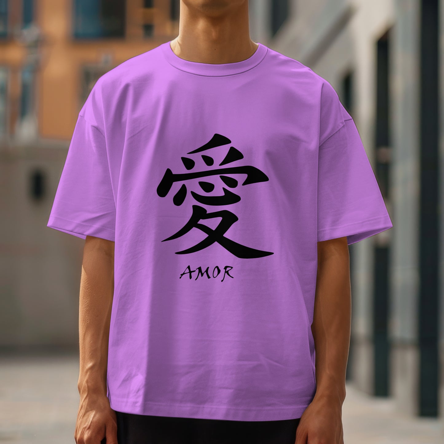 Amor : Graphic Printed Oversized T-shirt for Men