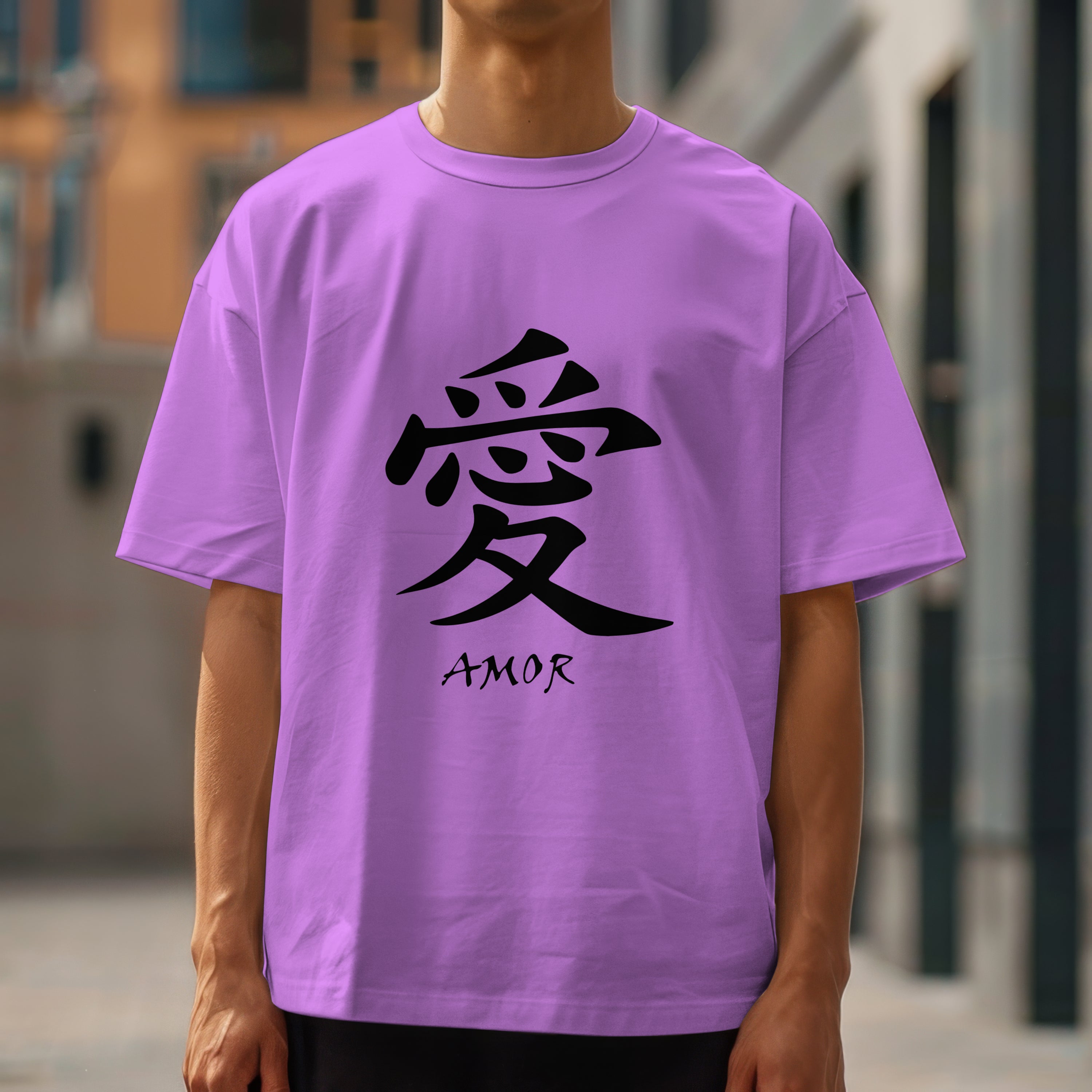 Amor : Graphic Printed Oversized T-shirt for Men