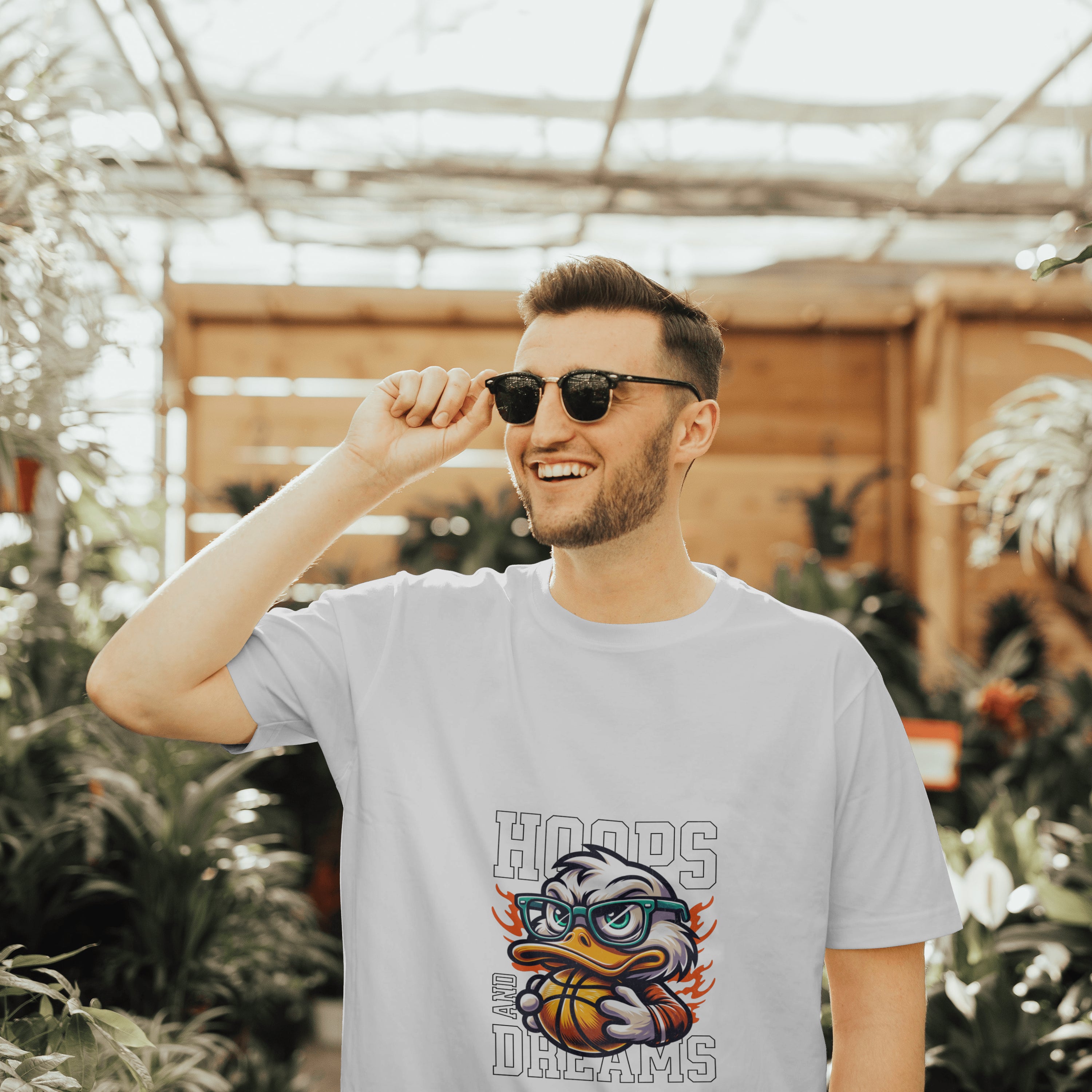 Duck - Light Weight Graphic Regular Fit T-Shirt For Men