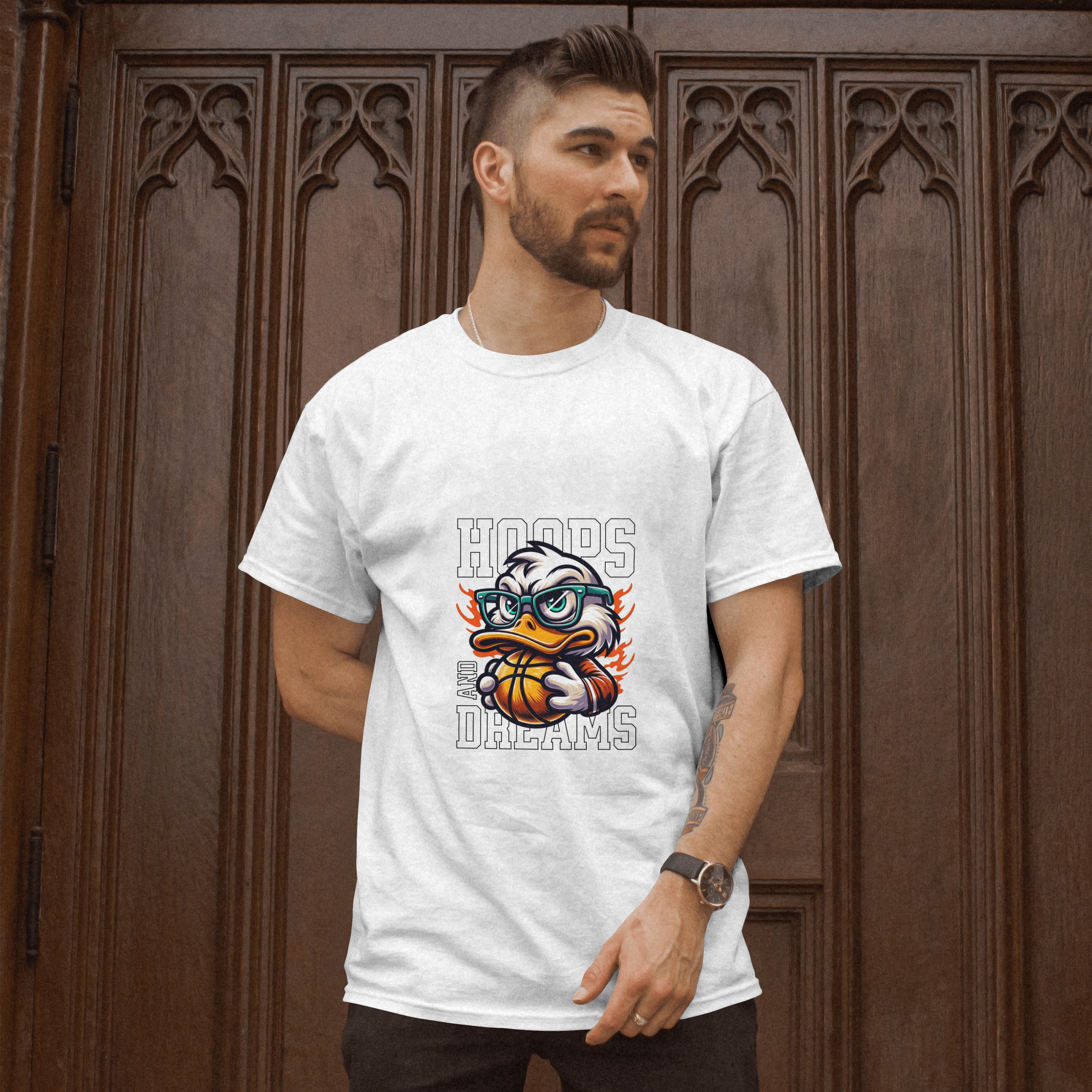 Duck - Light Weight Graphic Regular Fit T-Shirt For Men