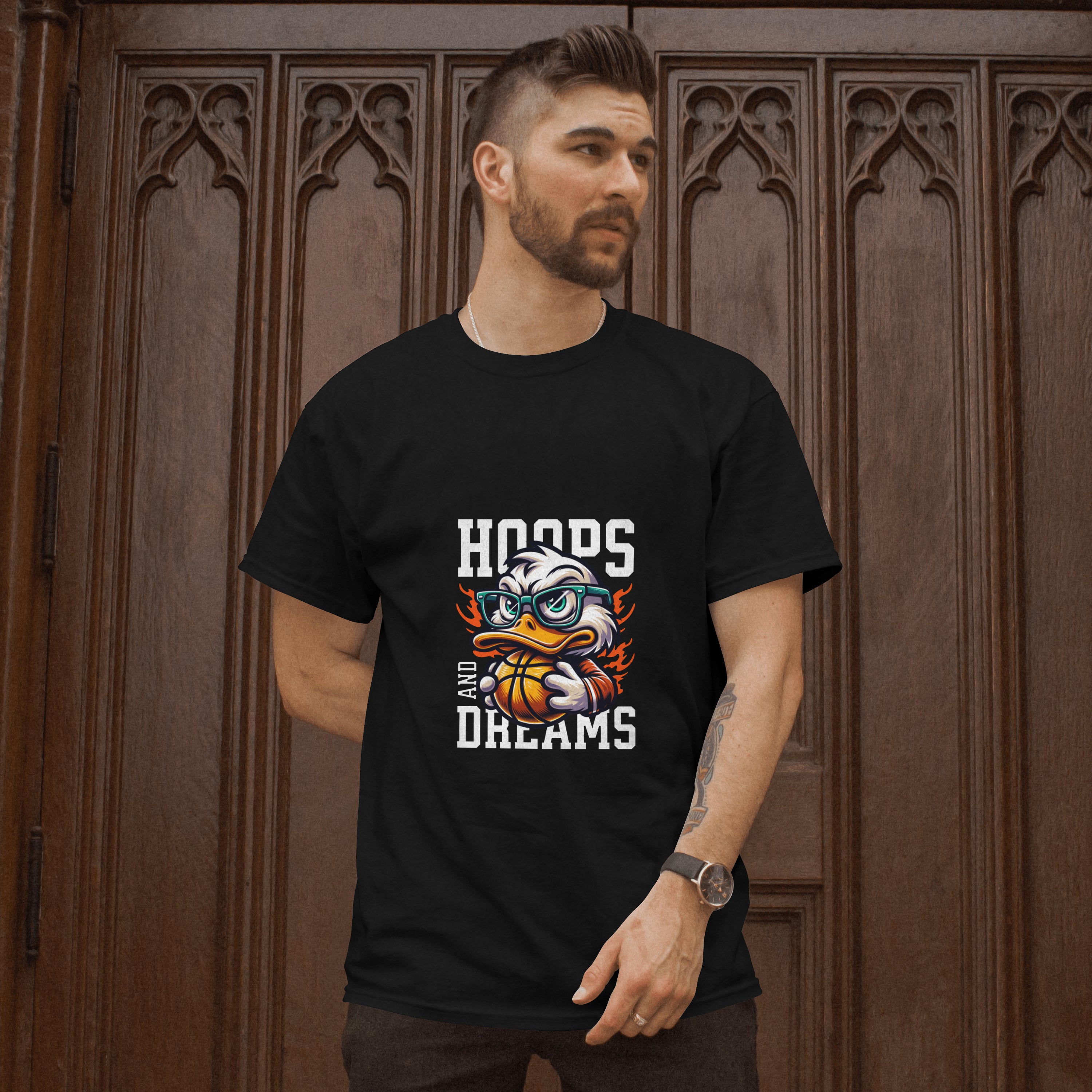 Duck - Light Weight Graphic Regular Fit T-Shirt For Men