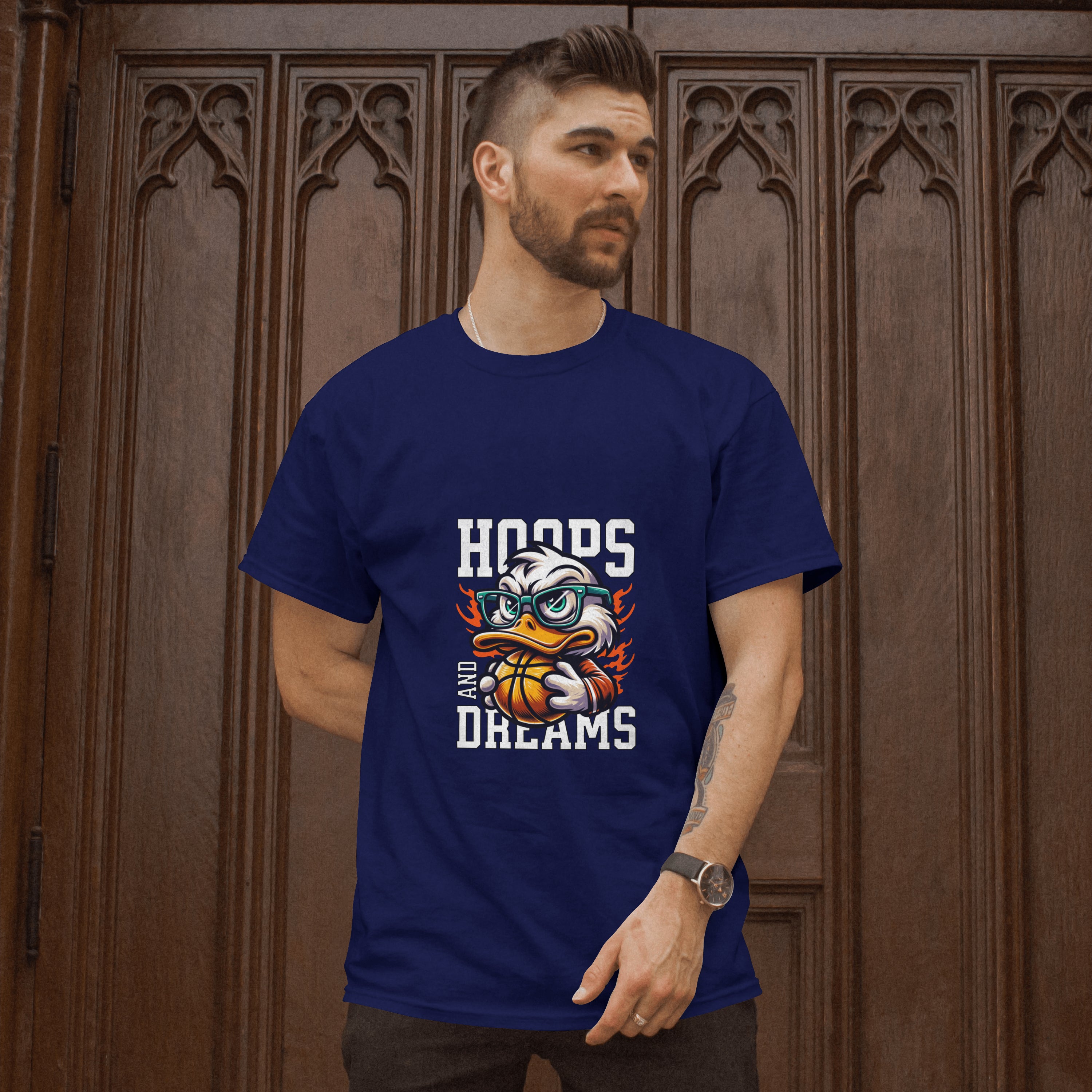 Duck - Light Weight Graphic Regular Fit T-Shirt For Men