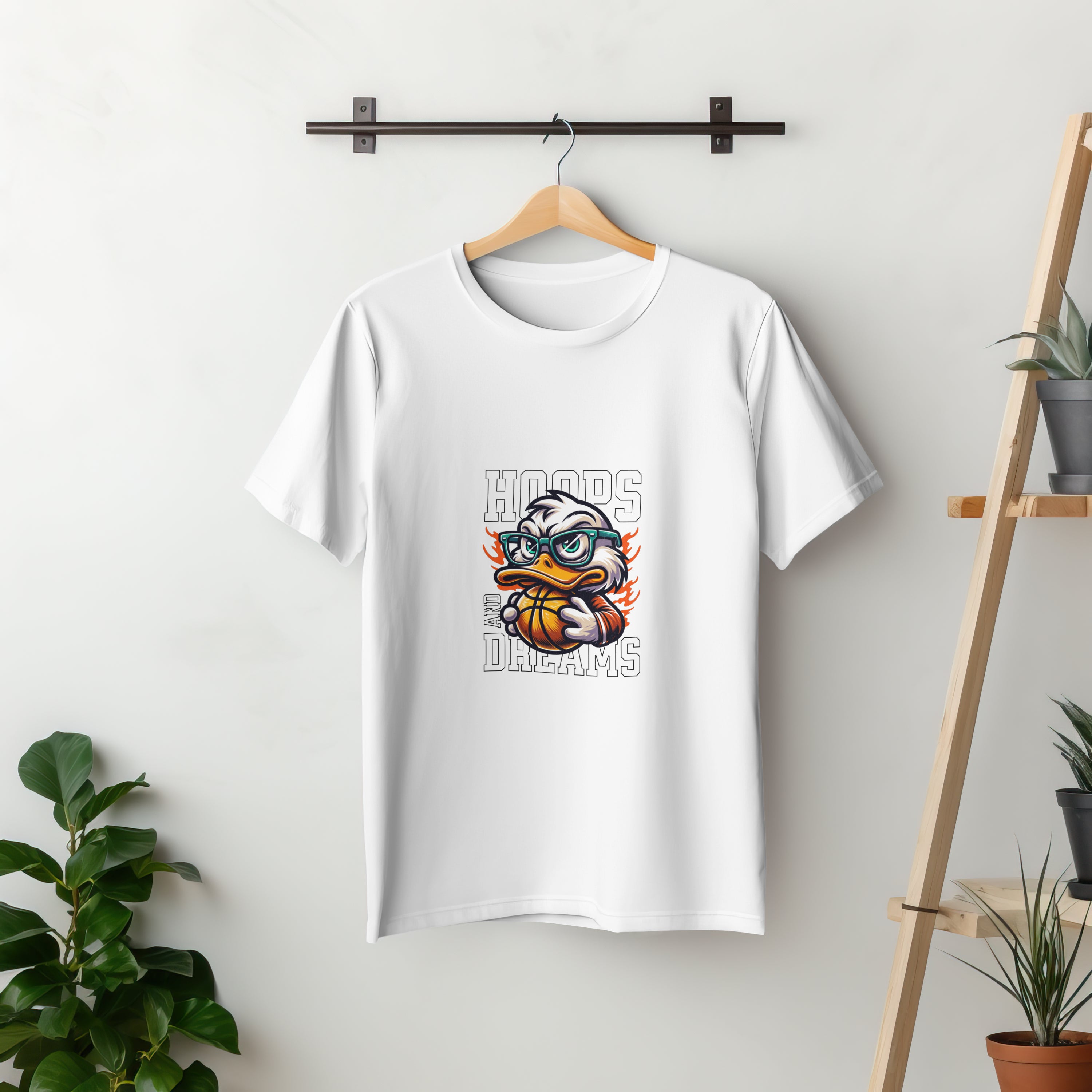 Duck - Light Weight Graphic Regular Fit T-Shirt For Men