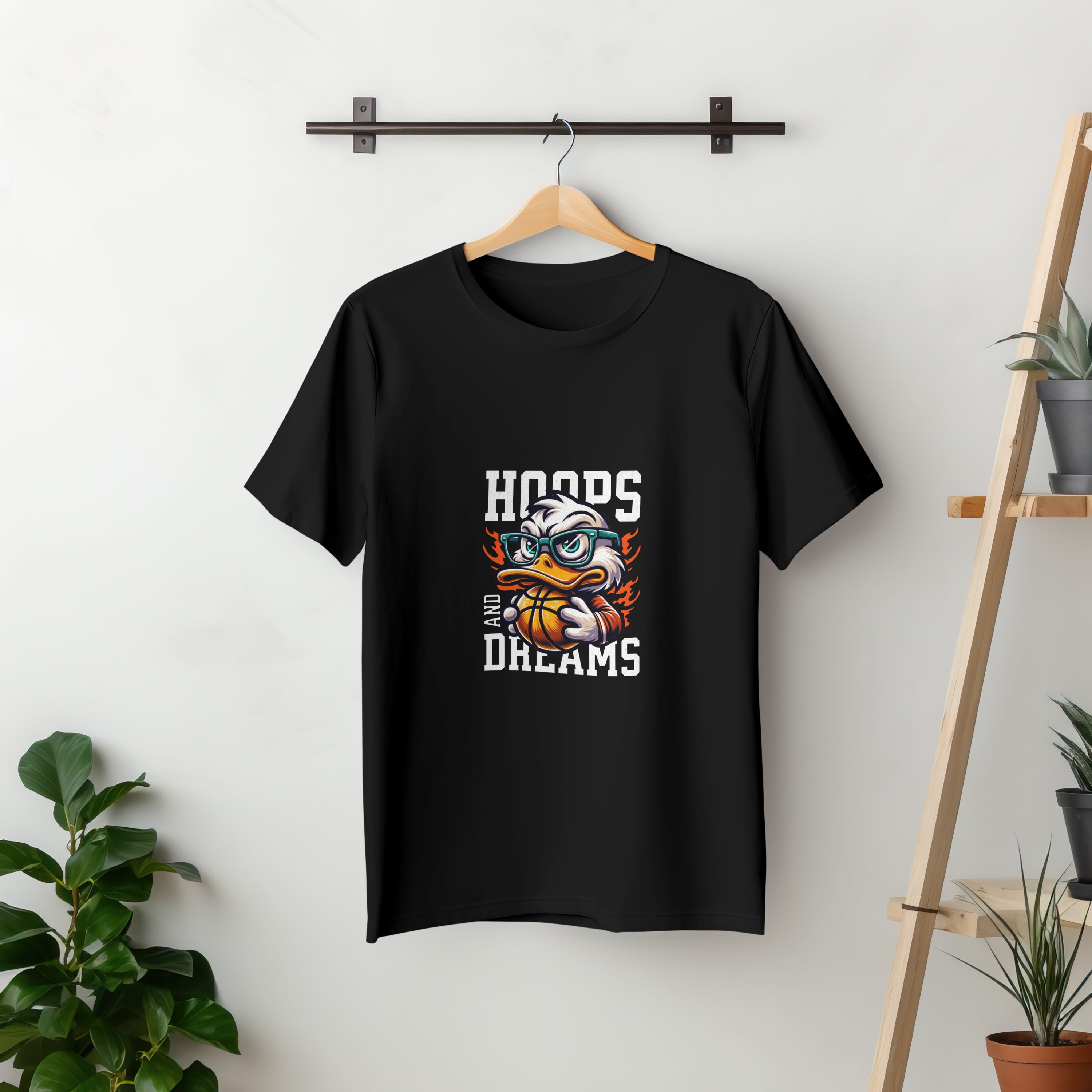 Duck - Light Weight Graphic Regular Fit T-Shirt For Men