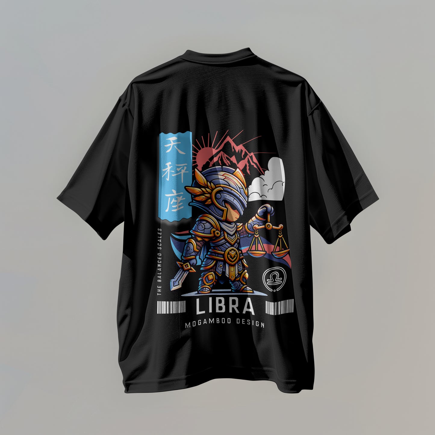 Libra Zodiac Tee : Oversized T-Shirt for Men