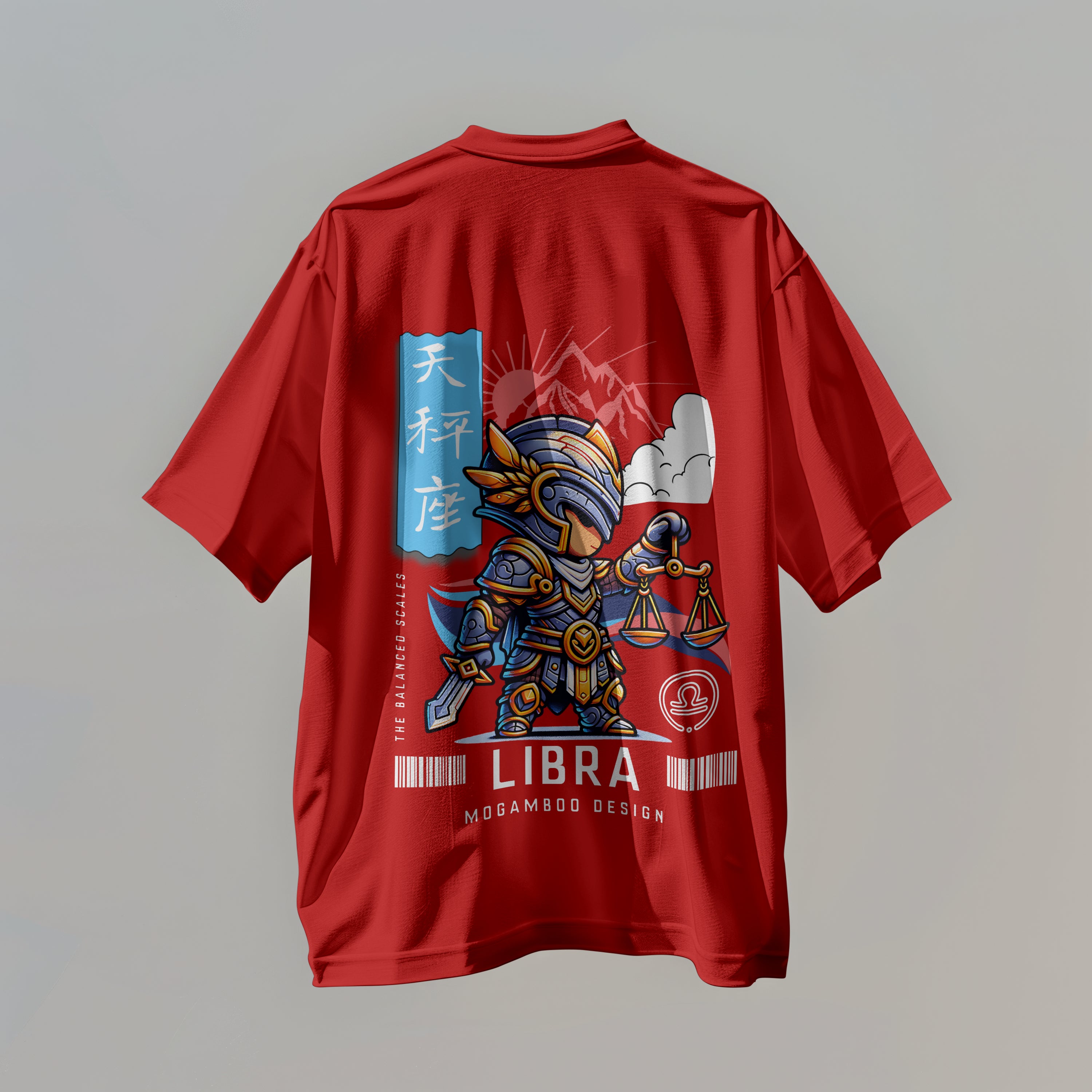 Libra Zodiac Tee : Oversized T-Shirt for Men