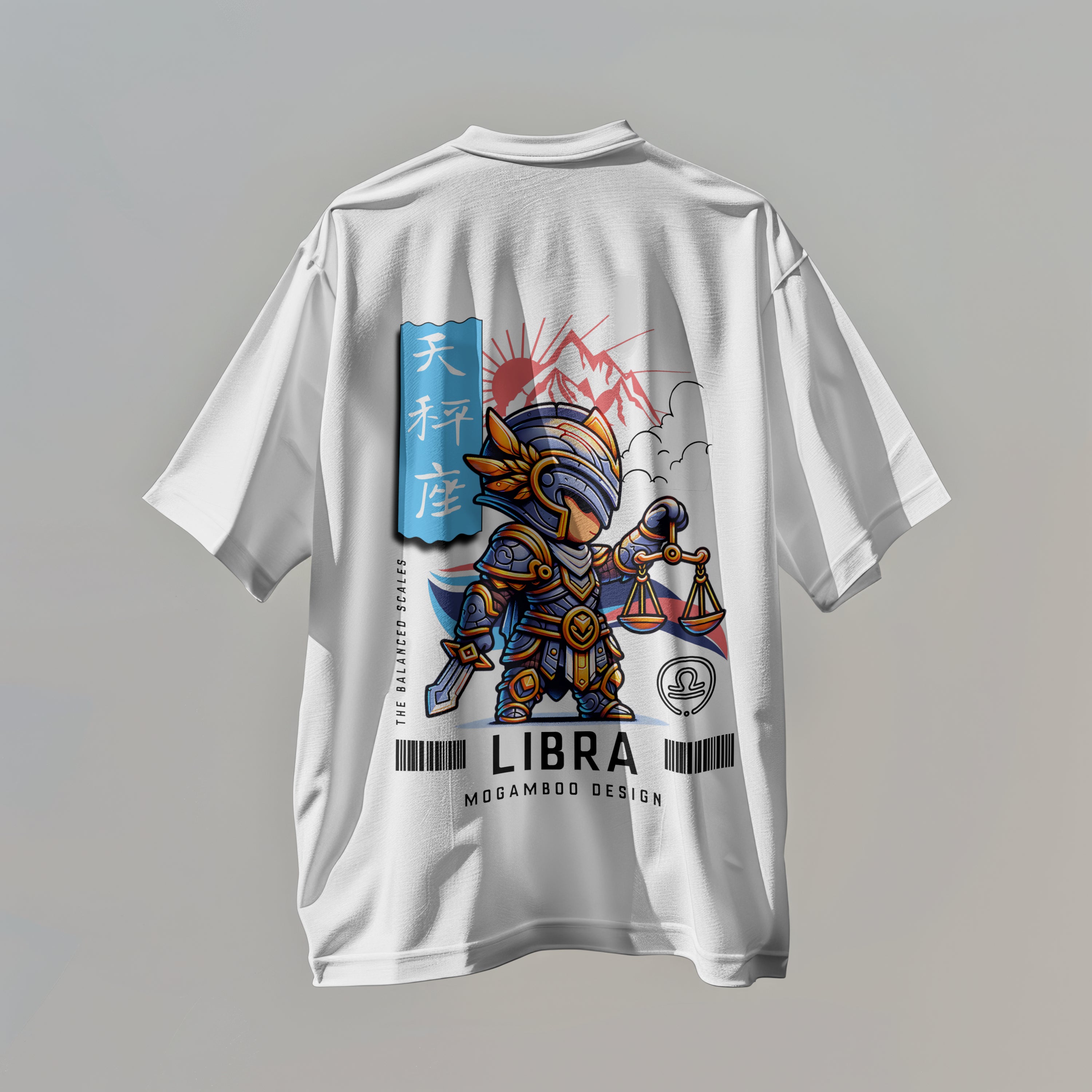 Libra Zodiac Tee : Oversized T-Shirt for Men