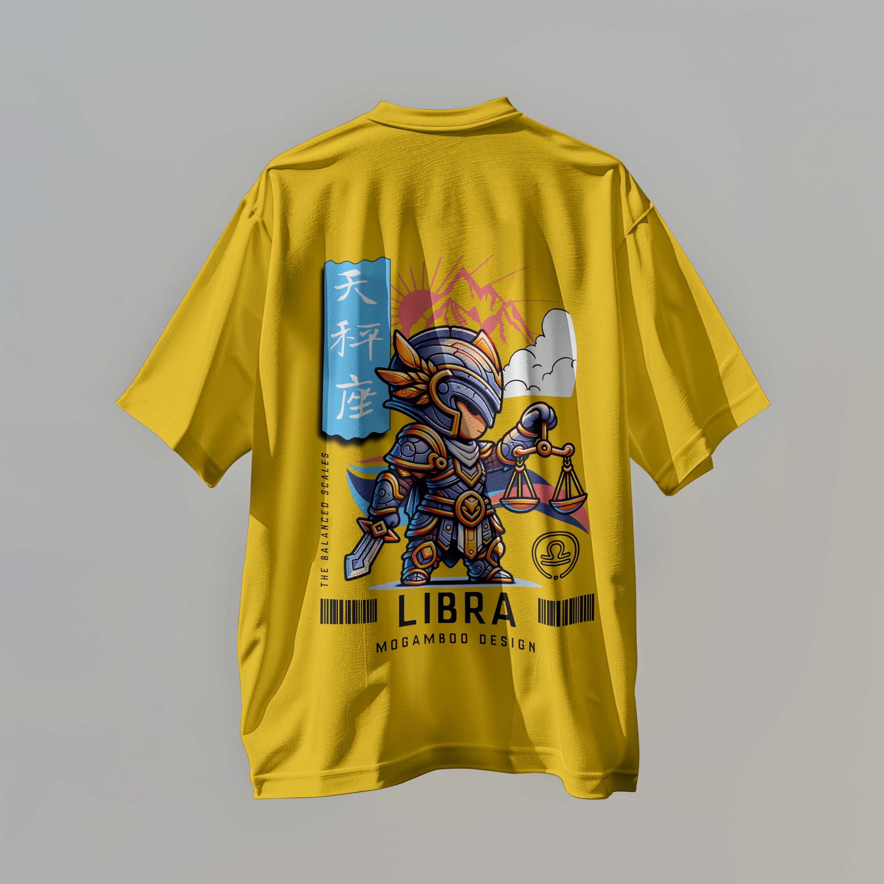 Libra Zodiac Tee : Oversized T-Shirt for Men