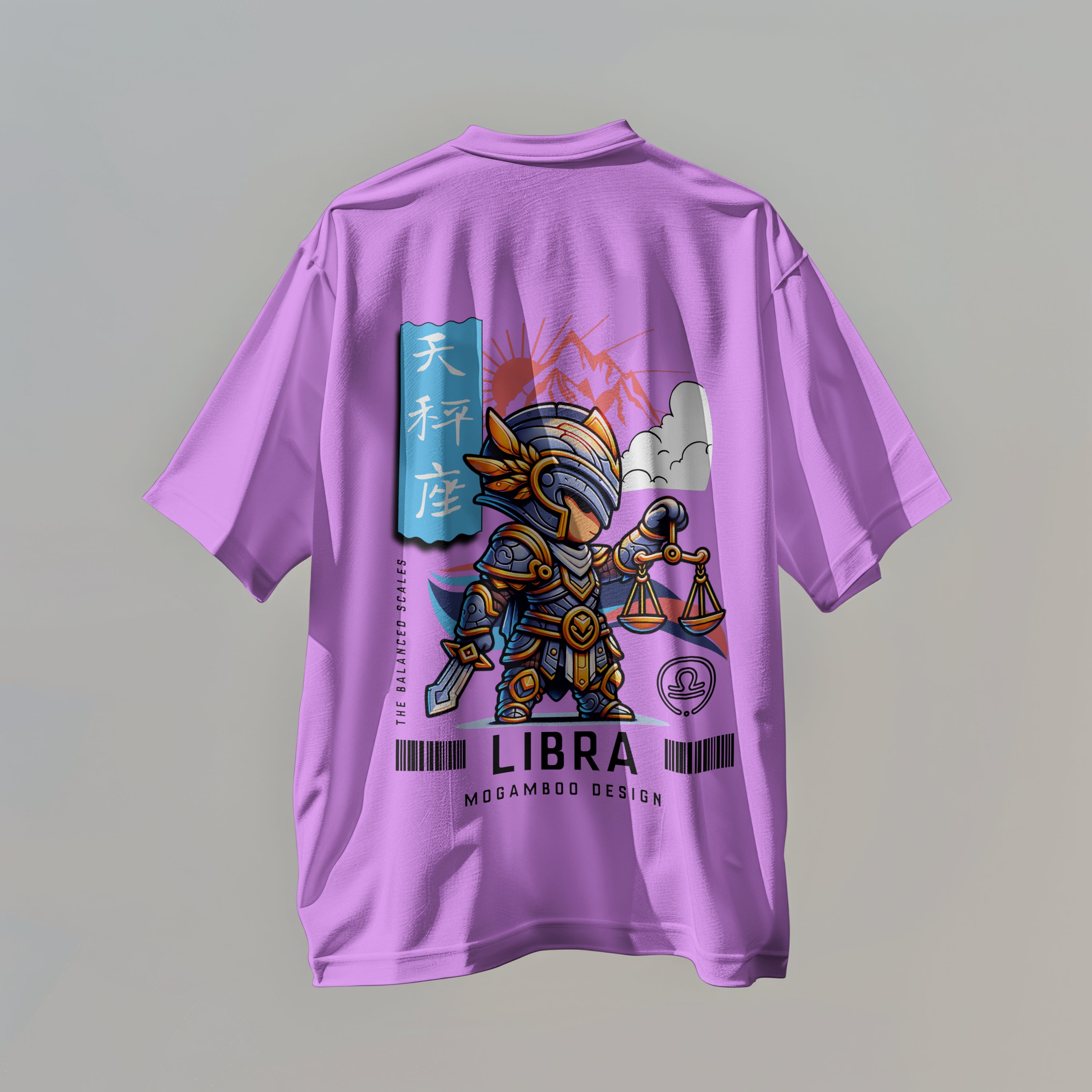 Libra Zodiac Tee : Oversized T-Shirt for Men