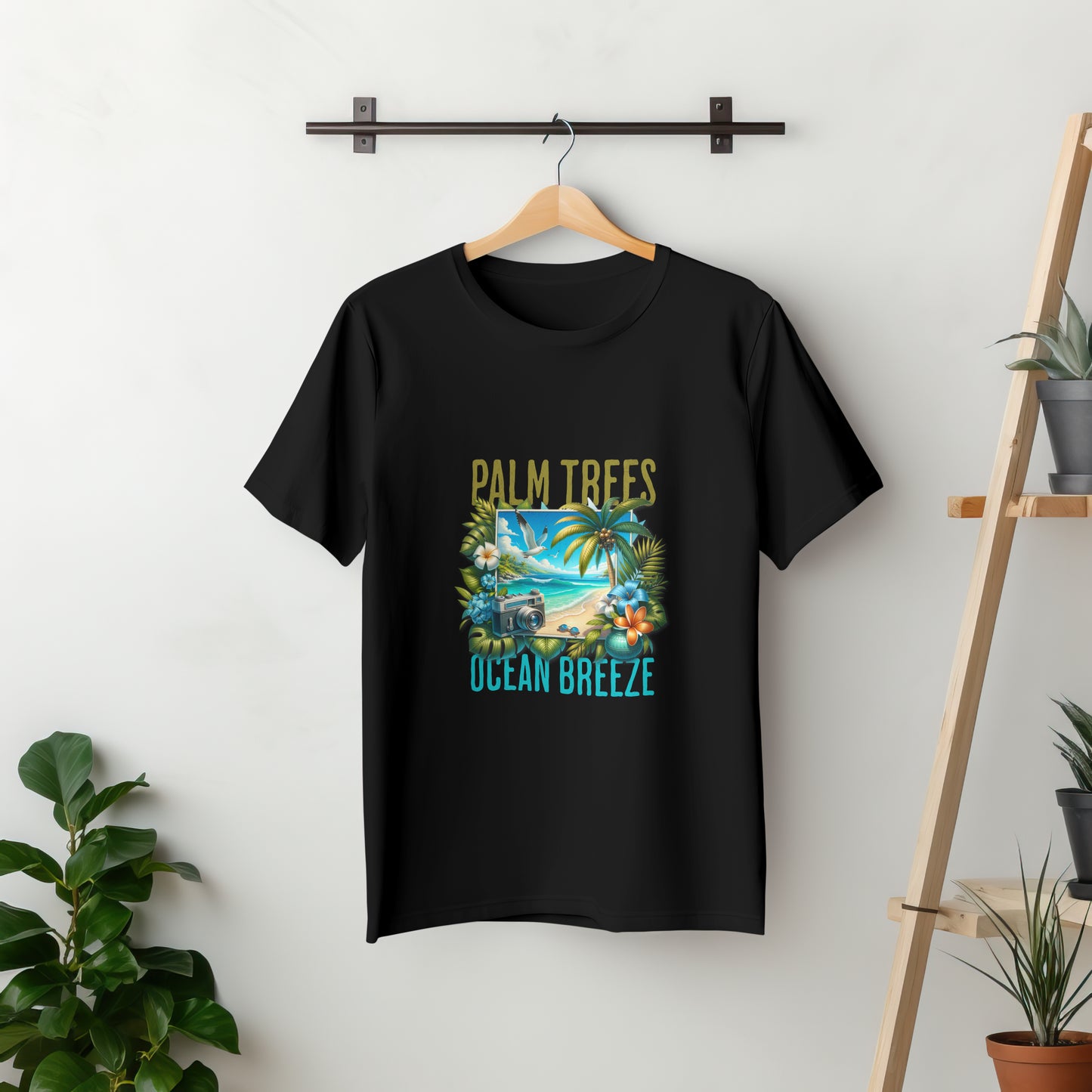 Beach - Light Weight Graphic Regular Fit T-Shirt For Men