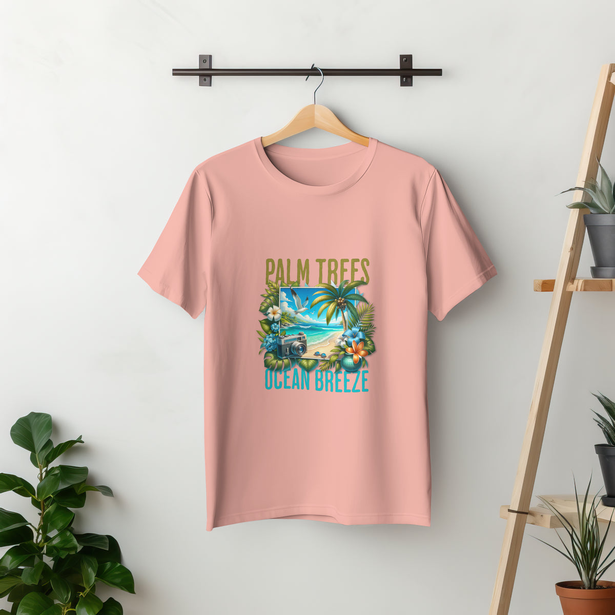 Beach - Light Weight Graphic Regular Fit T-Shirt For Men